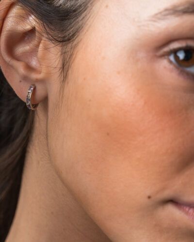 Pendientes Redondos Circonitas Colores