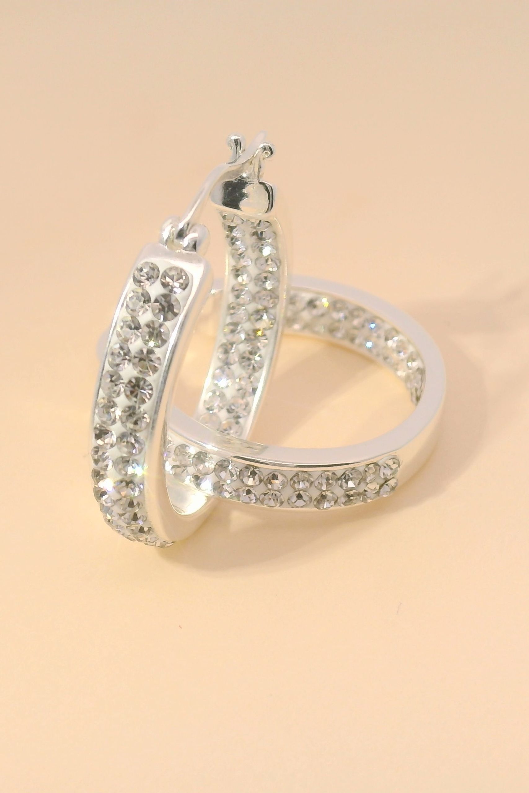 Pendientes Argollas Circonitas - Imagen 4