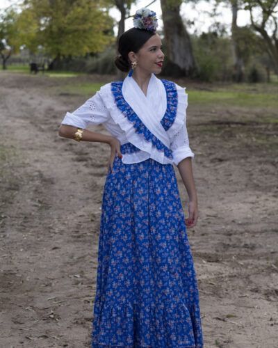 Falda Rociera Modelo Rosa