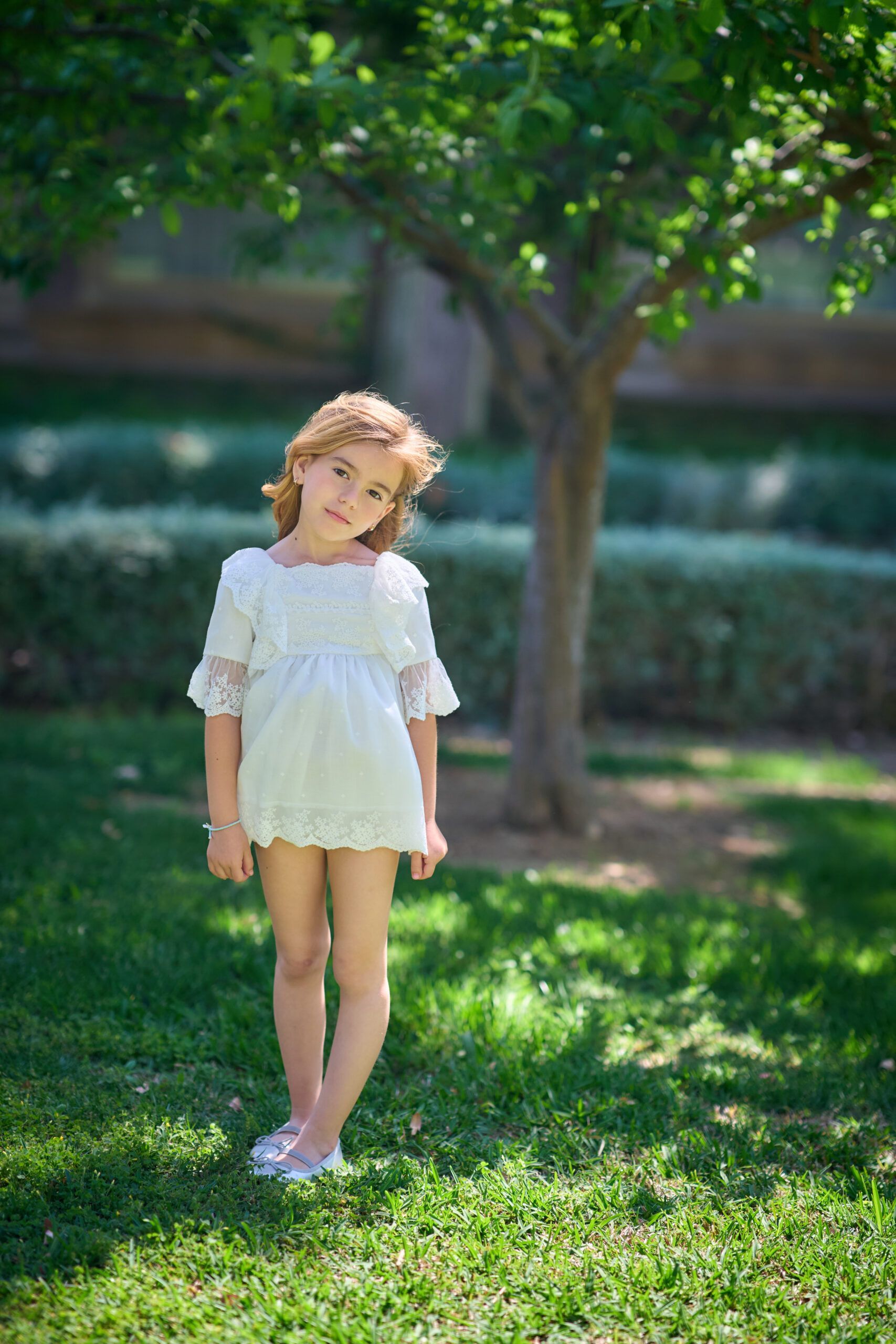 Vestido Bebé Etamin Cuadrille - Imagen 2