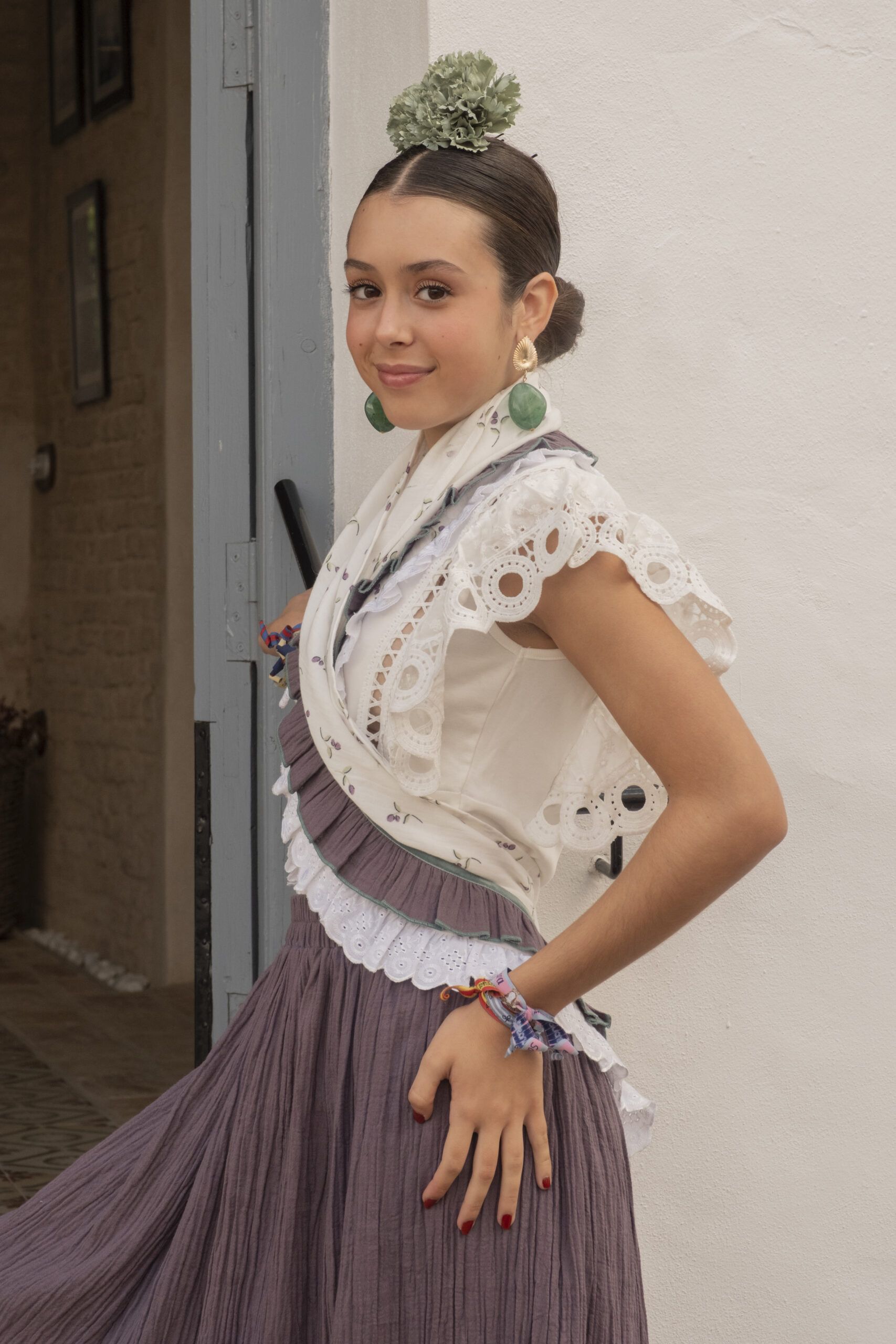 Falda Rociera Morada - Imagen 2