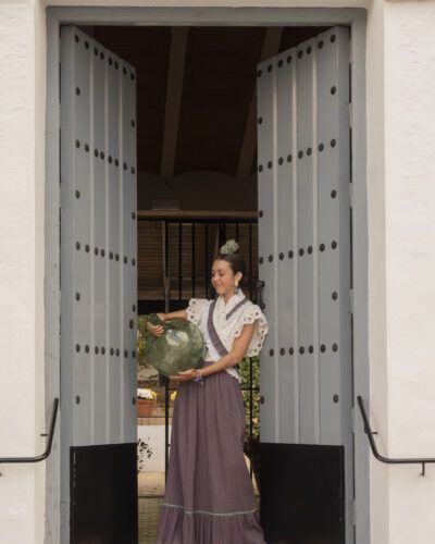 Falda Rociera Morada