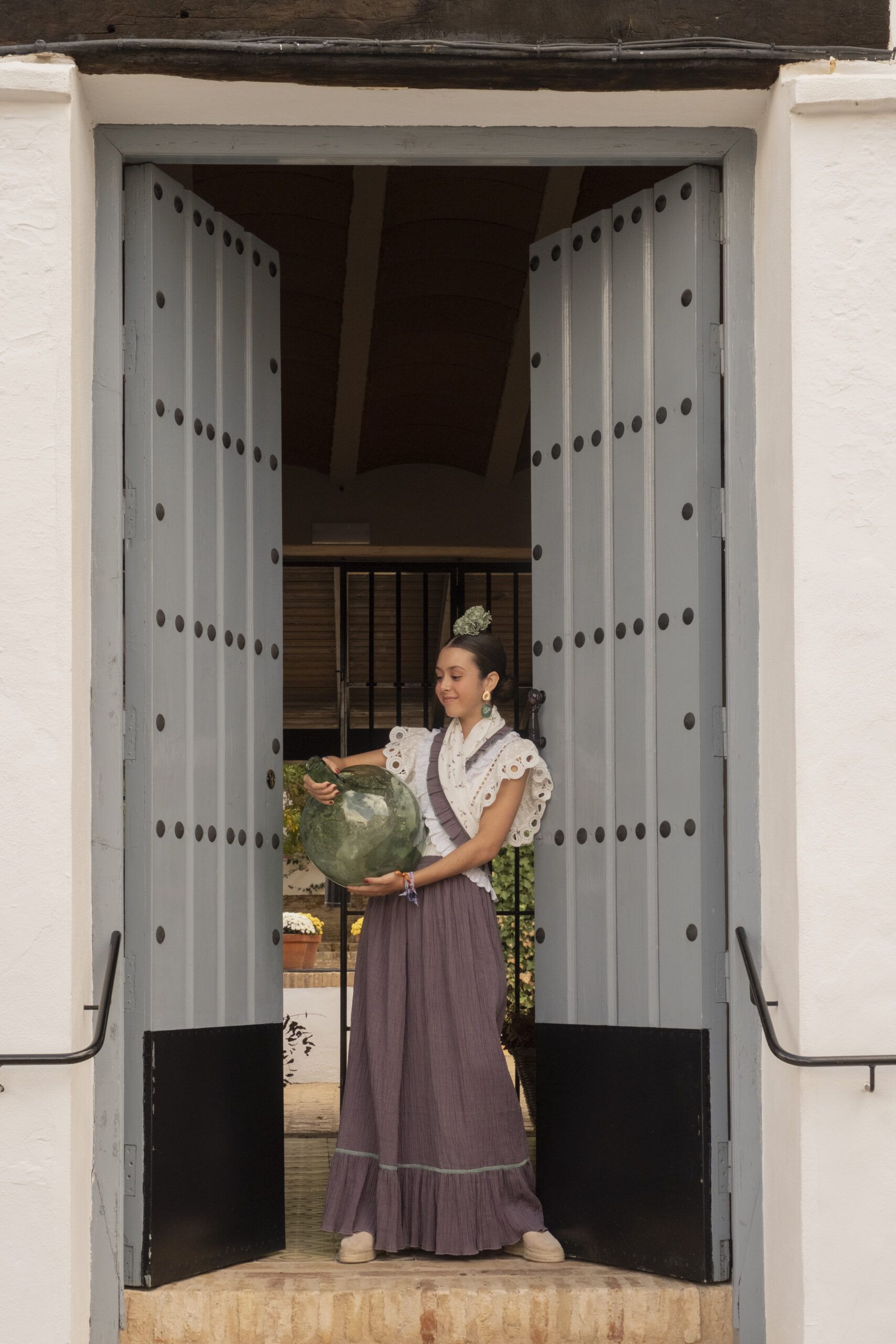 Falda Rociera Morada