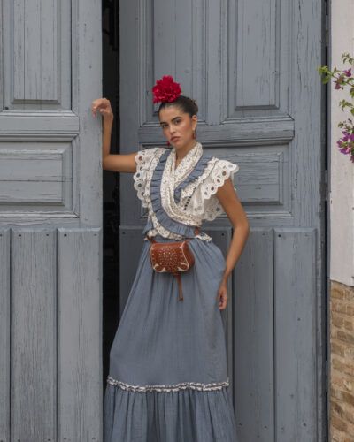 Falda Rociera Azafata